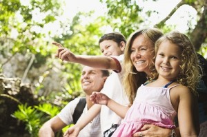 happy family life insurance awareness
